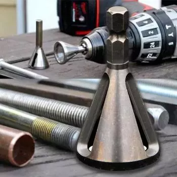 Инструмент для снятия заусенцев с внешней фаски, сверло с шестигранным хвостовиком, средство для удаления заусенцев