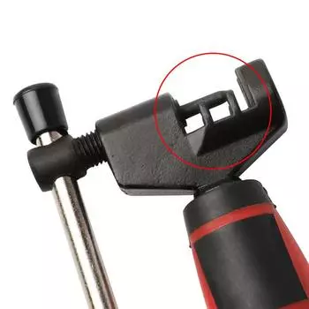 Инструмент для снятия звеньев цепи велосипеда, разъединитель цепи горного велосипеда, портативный стальной разъединитель цепи, инструмент для ремонта велосипеда чёрный