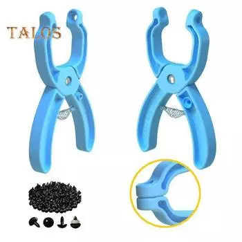 Инструмент для создания безопасных глаз для вязания крючком кукол 3D-печать амигуруми крючком безопасные глазки для крепления плюшевых животных вязание кукольных глаз вспомогательный инструмент небесно-голубой