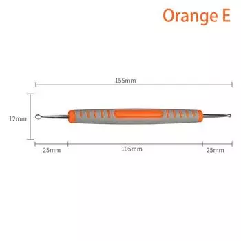 Инструмент для создания текстуры керамики, нож для резьбы по дереву, пластиковая ручка ручной работы, двухголовый кольцевой нож для резьбы по глине, инструмент для тонкой резьбы