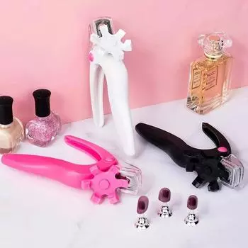 Инструмент для стрижки кутикулы, резак для накладных ногтей, французские ножницы, маникюрный инструмент, французский u-образный триммер для резки нержавеющей стали розы красного