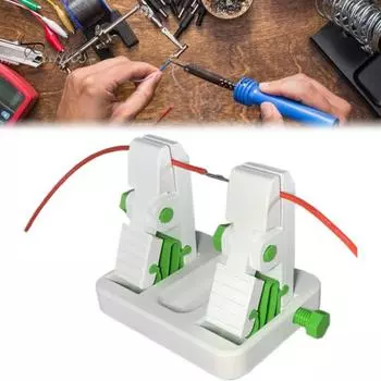 Инструмент для сварки. Точное выравнивание. Термостойкость. Компактная конструкция. Управление без помощи рук. Электрическое приспособление для сварки проволоки. Удерживание сварочного инструмента. чёрный