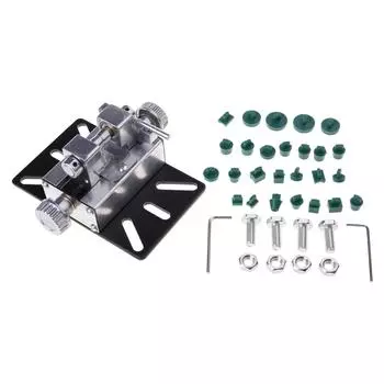 Инструмент для сверления ювелирных изделий из нефрита, сверлильный станок для жемчужин для поделок и мастерских, набор дыроколов с регулируемым держателем