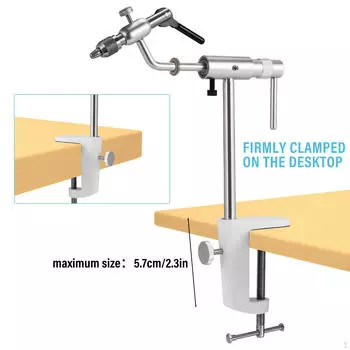 Инструмент для связывания мушек Изготовление приманок с регулируемым зажимом