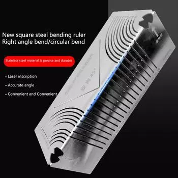 Инструмент для точной и гибкой угловой разметки дуги для квадратных труб 20-100 мм, эффективный направляющий инструмент для резки металлических труб, измерительный инструмент для трубомонтажников 20mm-65mm