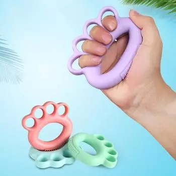 Инструмент для тренировки пальцев Эластичный портативный износостойкий оранжевый