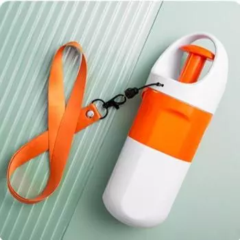 Инструмент для уборки Совок для собачьих какашек Лопата Зажим для животных Гигиенический очиститель для домашних животных Выгул собак оранжевый/белый