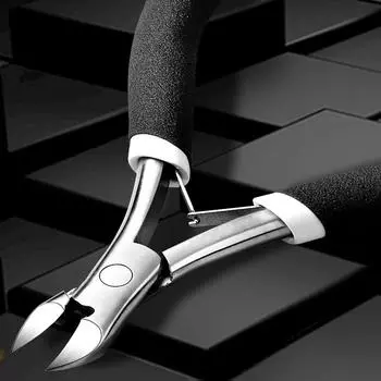 Инструмент для удаления грязи Ручка-резак для кутикулы Триммер для удаления вросшего ногтя Щипчики для ногтей на пальцах ног S