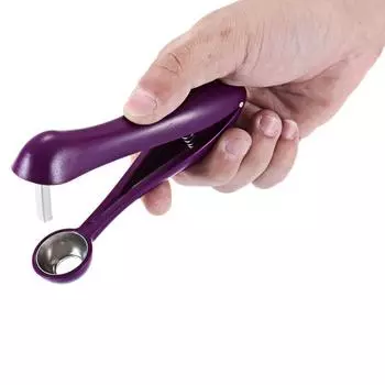 Инструмент для удаления косточек из вишни, многофункциональное устройство для удаления косточек, подходит для домашней кухни, вишни, фиников, красных фиников фиолетовый