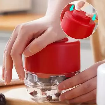 Инструмент для удаления косточек из вишни с 7 отверстиями для быстрого и легкого удаления косточек из нескольких вишен красный