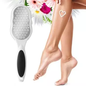 Инструмент для удаления мозолей на ногах, инструмент для педикюра, инструмент для удаления омертвевшей кожи, твердой кожи, влажных и сухих ног, пилка из нержавеющей стали, инструмент для ухода за ногами белый