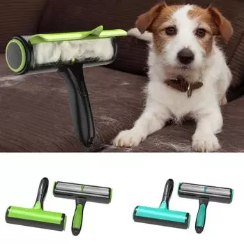 Инструмент для удаления палочек для домашних животных, зеленая щетка для чистки кошек и собак, щетка для удаления волос, щетка для волос животных, одежда, диван, расческа для ковров синий