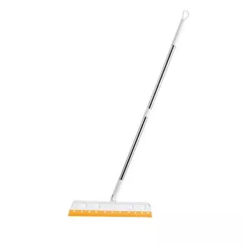 Инструмент для удаления пыли, чистящий инструмент, подметание, мытье, стеклоочиститель, силиконовая швабра, швабра, скребок для пыли оранжевый