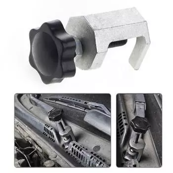 Инструмент для удаления рычага стеклоочистителя ветрового стекла автомобиля, механический съемник серый