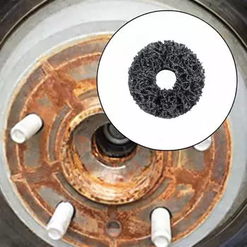 Инструмент для удаления ржавчины и ступицы колеса Детейлинг автомобиля Удаляет пыль, масло, грязь Профессиональный шпильки 1 Head