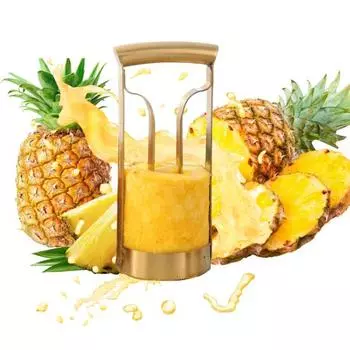 Инструмент для удаления сердцевины и нарезки ананаса для нарезанных фруктов кольцами, нержавеющая сталь, инструмент для удаления сердцевины ананаса с острым лезвием, легко моющийся кухонный гаджет для дома