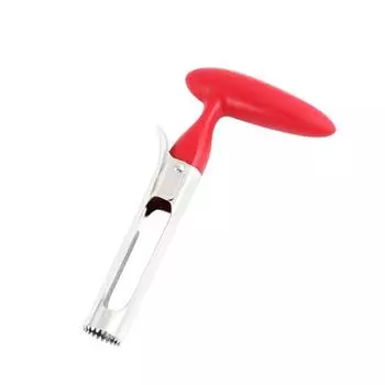 Инструмент для удаления сердцевины яблок из нержавеющей стали, инструмент для удаления сердцевины яблок, груш, резак для фруктов, сеялка, нож для нарезки, кухонные инструменты для овощей красный