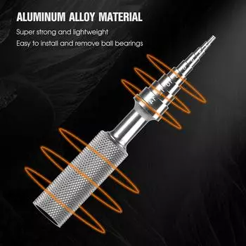 Инструмент для удаления шарикоподшипников 2-14 мм, инструмент для удаления съемника, инструмент для ремонта радиоуправляемых подшипников 2-14mm серебряный