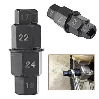 Инструмент для удаления шестигранного шпинделя переднего колеса мотоцикла чёрный