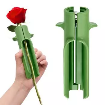 Инструмент для удаления шипов с роз Инструмент для удаления листьев и шипов с роз Многоразовый ручной инструмент для удаления шипов с роз Цветочный магазин Домашнее садоводство Цветочные композиции 1pc