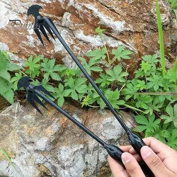 Инструмент для удаления сорняков с длинной ручкой, высокопрочный, устойчивый к коррозии, многоцелевой ручной инструмент для удаления сорняков в саду 30cm