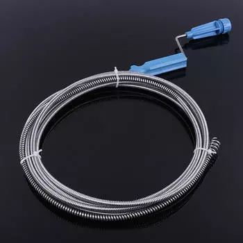 Инструмент для удаления стальных засоров, очиститель канализации, ловушка для волос, очиститель раковины, очиститель змей, сливной шнек для туалета, кухонной раковины, канализации, ванной комнаты, ванна - 1,4 м 1.4m