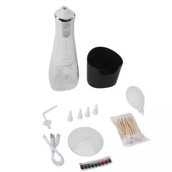 Инструмент для удаления ушной серы, безопасный и эффективный, перезаряжаемый электрический очиститель для промывания ушей белый