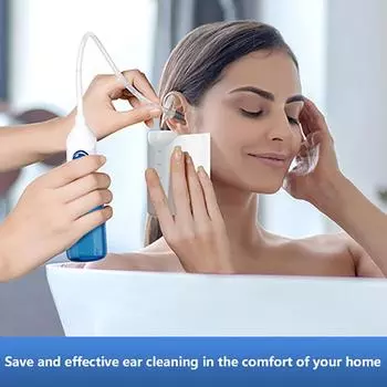 Инструмент для удаления ушной серы, ручная система промывания ушей, безопасный и эффективный очиститель ушей для взрослых и детей, набор для чистки