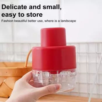 Инструмент для удаления вишневых косточек с 7 отверстиями для вишни для нескольких вишен, быстрое и легкое средство для удаления фруктовых косточек, кухонный гаджет для дома красный