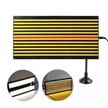 Инструмент для удаления вмятин без покраски Доска для ремонта вмятин Инструмент для удаления вмятин без покраски Автомобильные аксессуары Доска для ремонта вмятин со светодиодной подсветкой и USB Yellow Black