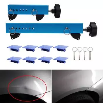 Инструмент для удаления вмятин на автомобиле Инструмент для ремонта вмятин без покраски Набор для удаления вмятин Регулируемый расширитель Аксессуары для ремонта кузова автомобиля
