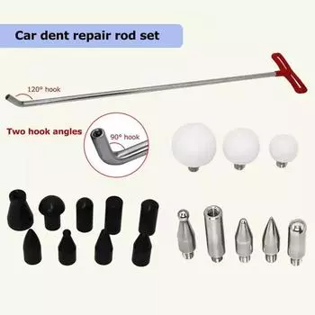 Инструмент для удаления вмятин на автомобиле Ломы Наборы для ремонта вмятин без покраски Съемник Услуги по ремонту вмятин на кузове автомобиля Ручные инструменты коричневый