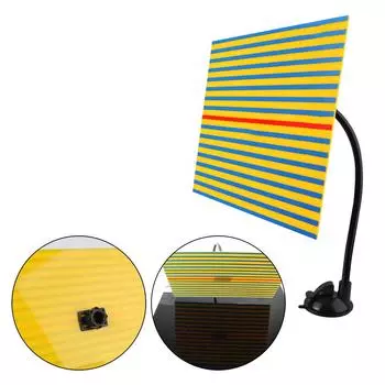 Инструмент для удаления вмятин со светодиодной подсветкой и USB-отражателем для проверки, линейная плата для помощи при нажатии на автомобиль, беспокрасочные автомобильные аксессуары Yellow Black