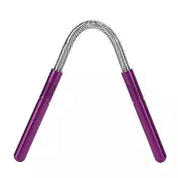 Инструмент для удаления волос на лице из нержавеющей стали Beauty Spring Threading Tool Cleaning Hair Makeup Purple фиолетовый