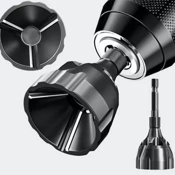 Инструмент для удаления заусенцев из вольфрамовой стали, триммер для резьбы с фаской из сплава, инструмент для снятия заусенцев с винта, стержня, болта S