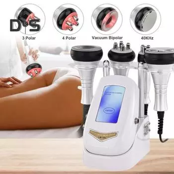 Инструмент для удаления жира 4 в 1. Тело, лицо, рука, живот. Устройство для подтяжки бедер. Светодиодный светильник. Радиочастотная ультразвуковая технология. Инструмент для сжигания жира. EU Plug