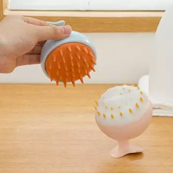 Инструмент для ухода за шампунем Щетка для легкого вспенивания Массажер для кожи головы Спа Щетка для массажа кожи головы Расческа для волос