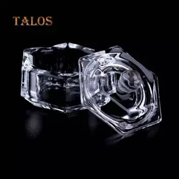 Инструмент для укладки маникюра, прозрачный дизайн ногтей, сделай сам, прозрачная чашка для посуды с крышкой, уход за ногтями и лак