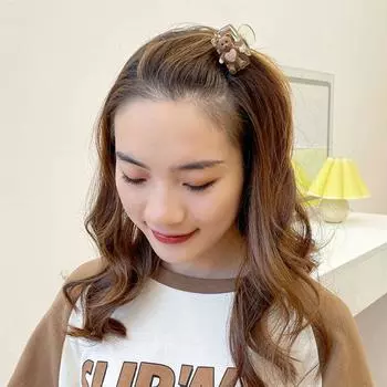 Инструмент для укладки волос Заколка для волос Медведь Акула Заколка Женская шпилька для волос Конский хвост Краб Заколки в корейском стиле A