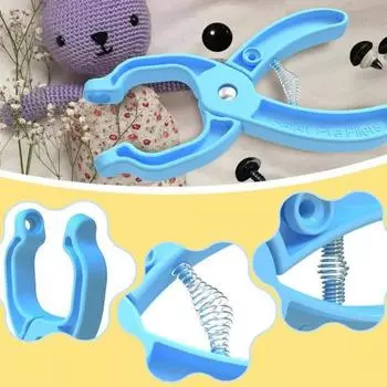 Инструмент для установки безопасных глаз, инструмент для создания безопасных глаз для кукол, вспомогательный инструмент для вязания крючком кукол 5-30 мм фиолетовый