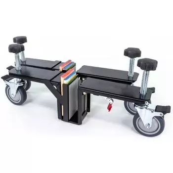 2 шт. Инструмент для установки двери Грузоподъемность 500 фунтов Сверхпрочный подъемник дверной доски для высоты до 2 1/4 дюйма