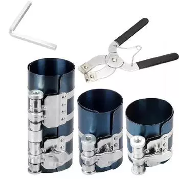 Инструмент для установки поршневых колец Компрессор поршневых колец Клещи для поршневых колец Регулируемый предохранительный винт Зажим для технического обслуживания двигателя автомобиля