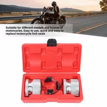 Инструмент для установки сальника передней вилки мотоцикла 35-50 мм, ключ для установки сальника, алюминиевый инструмент для установки сальника