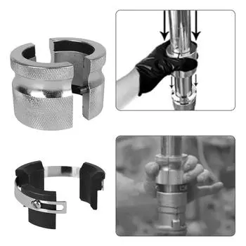 Инструмент для установки сальника вилки мотоцикла, регулируемый инструмент для установки сальника, подходит для обычных перевернутых вилок, устанавливает инструмент для снятия сальника клапана 30-45 мм