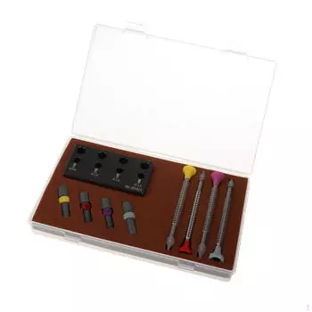 Инструмент для установки стрелок часов со сменными наконечниками Набор для установки толкателя