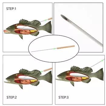 Инструмент для вентиляции рыбы, штифт из нержавеющей стали для вентиляции воздуха