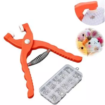 Инструмент для вязания крючком глаз, безопасный инструмент для глаз, вспомогательный инструмент для крепления для вязания крючком глаз, инструменты для вязания крючком и набивки 1 eye hook crochet tool