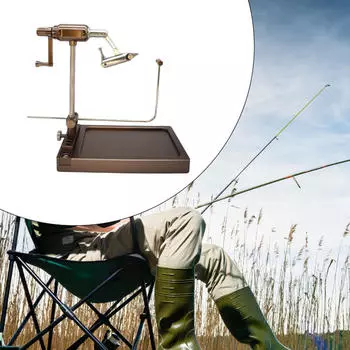 Инструмент для вязания мушек Тиски Аксессуары для изготовления рыболовных приманок Оборудование для вращения градусов