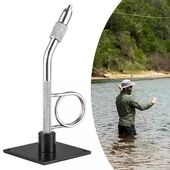 Инструмент для вязания мушек, универсальный инструмент для рыболовных снастей, инструмент для изготовления мушек чёрный