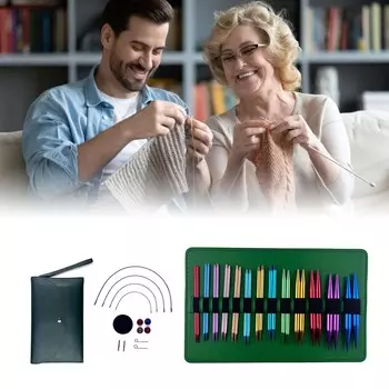 Инструмент для вязания своими руками, сменные алюминиевые спицы, наборы для начинающих, предназначенные для любителей ручного вязания